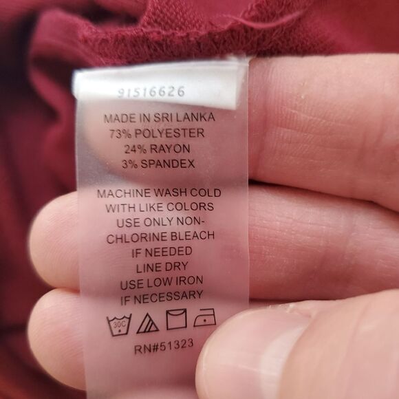 Vince Camuto Split Neck Balloon Sleeve Knit Top Sz Sm - Picture 10 of 10